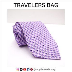 Purple Foulard Tie | Stafford